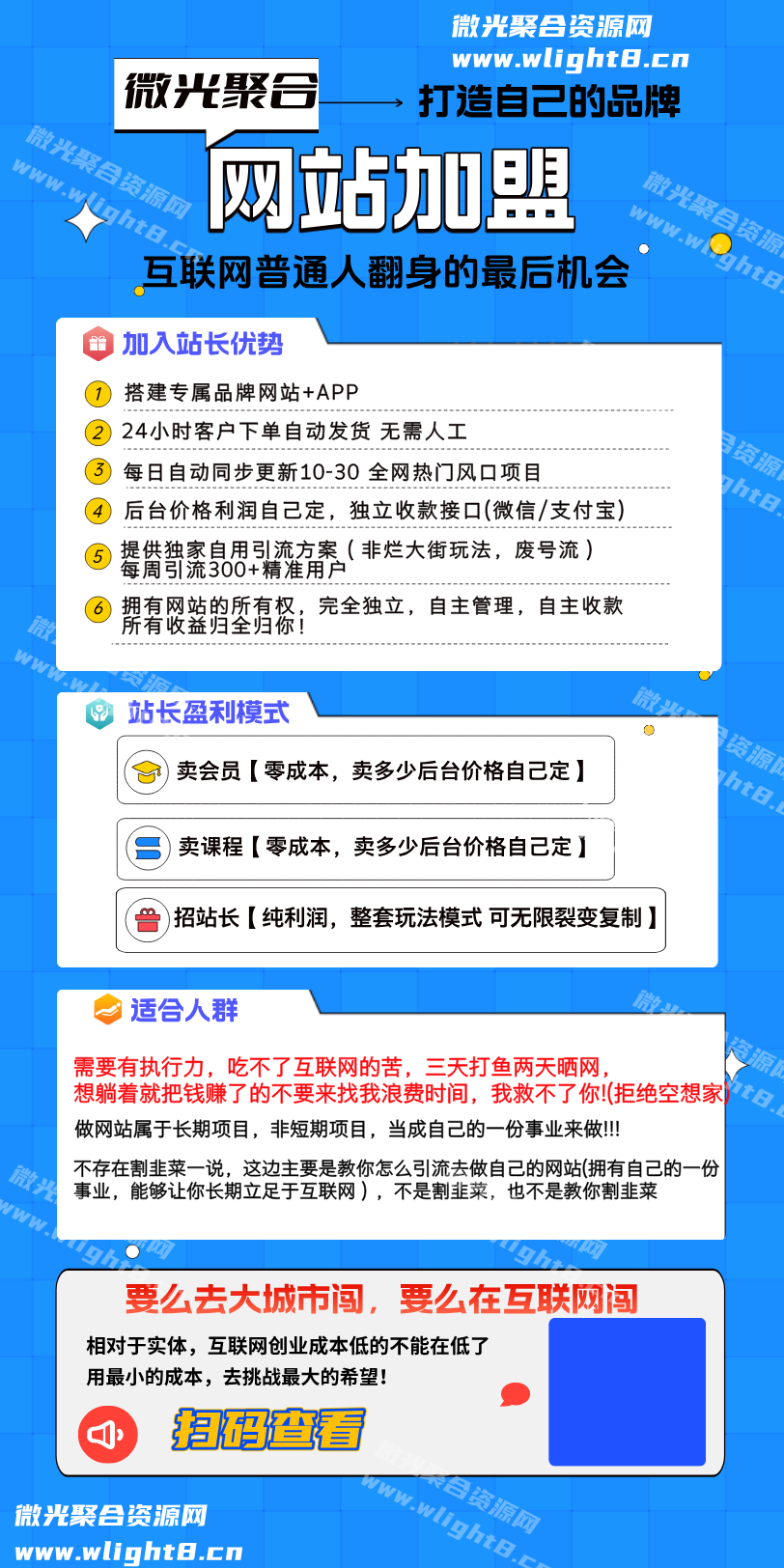 【站长运营资料】无水印课程资源-微光聚合